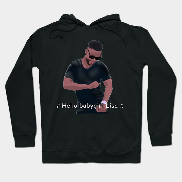 Usman - hello babygirl Hoodie by Ofthemoral